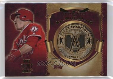 2015 Topps - First Home Run Medallions #FHRM-MT - Mike Trout 