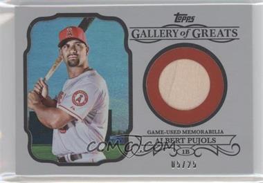 2015 Topps - Gallery of Greats Relics #GGR-AP - Albert Pujols  /25