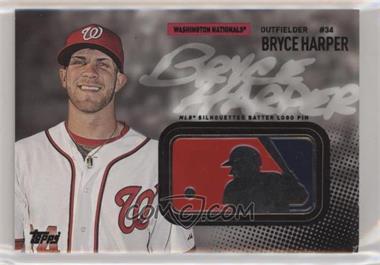 2015 Topps - MLB Silhouetted Batter Logo Pin Manufactured Relic #MSBL-02 - Bryce Harper 