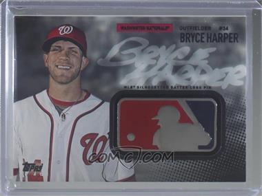 2015 Topps - MLB Silhouetted Batter Logo Pin Manufactured Relic #MSBL-02 - Bryce Harper 