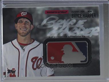 2015 Topps - MLB Silhouetted Batter Logo Pin Manufactured Relic #MSBL-02 - Bryce Harper 