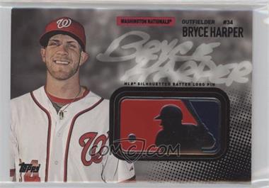 2015 Topps - MLB Silhouetted Batter Logo Pin Manufactured Relic #MSBL-02 - Bryce Harper 