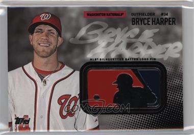 2015 Topps - MLB Silhouetted Batter Logo Pin Manufactured Relic #MSBL-02 - Bryce Harper 