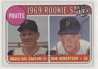 1969 Rookie Stars - Bruce Dal Canton, Bob Robertson (Player Names in Yellow) [P…