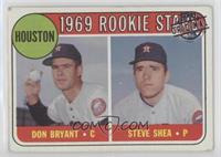 1969 Rookie Stars - Don Bryant, Steve Shea [Good to VG‑EX]