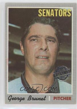 2015 Topps - Originals Buybacks #1970-328 - George Brunet [Good to VG‑EX]