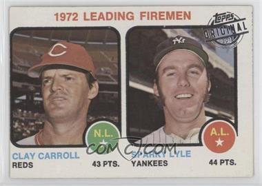 2015 Topps - Originals Buybacks #1973-68 - League Leaders - Clay Carroll, Sparky Lyle [Good to VG‑EX]