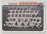 Texas Rangers Team