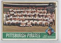 Team Checklist - Pittsburgh Pirates Team, Danny Murtaugh [Poor to Fai…