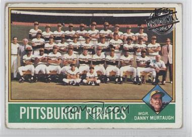 2015 Topps - Originals Buybacks #1976-504 - Team Checklist - Pittsburgh Pirates Team, Danny Murtaugh [Poor to Fair]