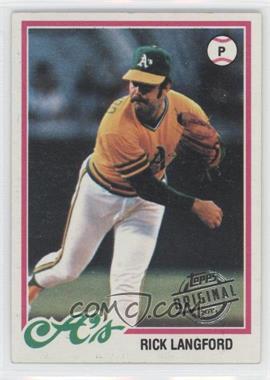 2015 Topps - Originals Buybacks #1978-327 - Rick Langford