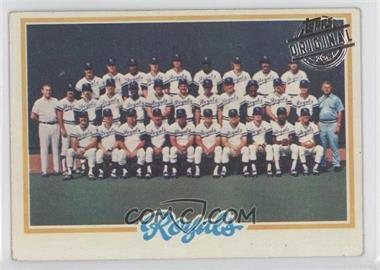 2015 Topps - Originals Buybacks #1978-724 - Team Checklist - Kansas City Royals, Checklist [Good to VG‑EX]