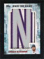 Charlie Blackmon #/1