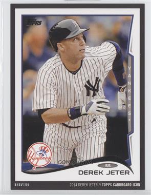 2015 Topps 5x7 Wall Art Jumbos Derek Jeter Cardboard Icon - [Base] #2014 - Derek Jeter /199