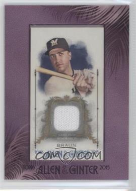 2015 Topps Allen & Ginter's - Framed Mini Relics #FMR-RB - Ryan Braun