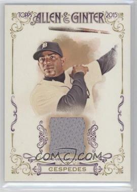 2015 Topps Allen & Ginter's - Relics A #FSRA-YC - Yoenis Cespedes