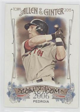 2015 Topps Allen & Ginter's - Starting Points #SP-12 - Dustin Pedroia