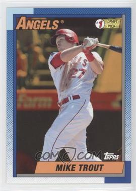 2015 Topps Archives - 1990 Topps #1 Draft Picks - Gold #90DPI-MT - Mike Trout /50