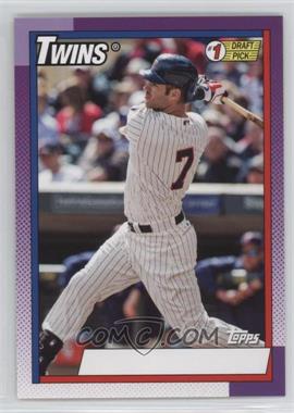 2015 Topps Archives - 1990 Topps #1 Draft Picks - No Name on Front #90DPIJM - Joe Mauer