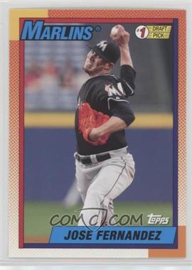 2015 Topps Archives - 1990 Topps #1 Draft Picks #90DPIJF - Jose Fernandez