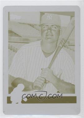 2015 Topps Archives - [Base] - Printing Plate Yellow #137 - Brian McCann /1