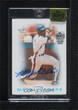 2015 Topps Archives Signature Edition Buybacks - [Base] #86T-126 - Mookie Wilson (1986 Topps) /42 [Buyback]