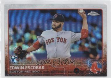 2015 Topps Chrome - [Base] - Prism Refractor #168 - Edwin Escobar