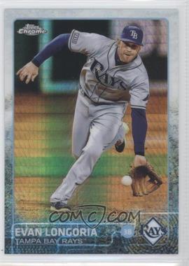 2015 Topps Chrome - [Base] - Prism Refractor #178 - Evan Longoria