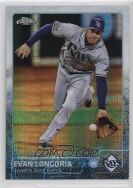 2015 Topps Chrome - [Base] - Prism Refractor #178 - Evan Longoria