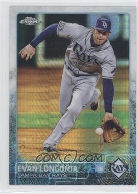 2015 Topps Chrome - [Base] - Prism Refractor #178 - Evan Longoria