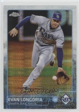 2015 Topps Chrome - [Base] - Prism Refractor #178 - Evan Longoria