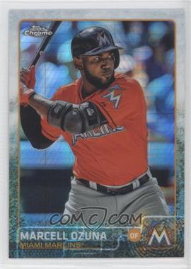 2015 Topps Chrome - [Base] - Prism Refractor #182 - Marcell Ozuna