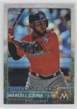 2015 Topps Chrome - [Base] - Prism Refractor #182 - Marcell Ozuna