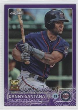 2015 Topps Chrome - [Base] - Purple Refractor #167 - Danny Santana /250