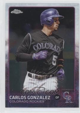 2015 Topps Chrome - [Base] #11 - Carlos Gonzalez