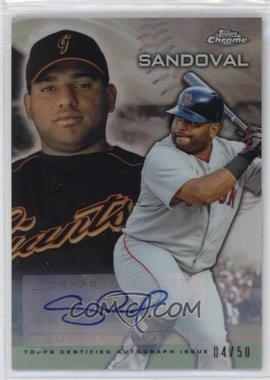 2015 Topps Chrome - Culminations - Autographs #CUL-PS - Pablo Sandoval /50 [EX to NM]