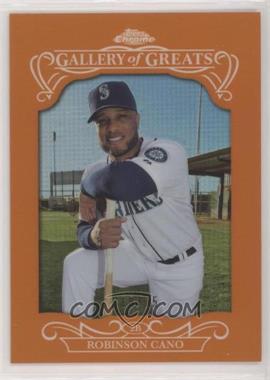 2015 Topps Chrome - Gallery of Greats - Orange Refractor #GGR-19 - Robinson Cano /25