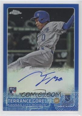 2015 Topps Chrome - Rookie Autographs - Blue Refractor #AR-TG - Terrance Gore /150