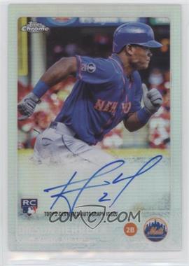 2015 Topps Chrome - Rookie Autographs - Refractor #AR-DH - Dilson Herrera /499