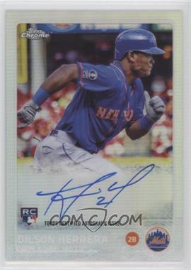 2015 Topps Chrome - Rookie Autographs - Refractor #AR-DH - Dilson Herrera /499