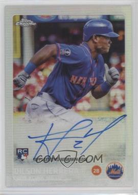 2015 Topps Chrome - Rookie Autographs - Refractor #AR-DH - Dilson Herrera /499