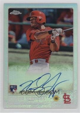 2015 Topps Chrome - Rookie Autographs - Refractor #AR-XS - Xavier Scruggs /499