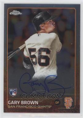 2015 Topps Chrome - Rookie Autographs #AR-GB - Gary Brown