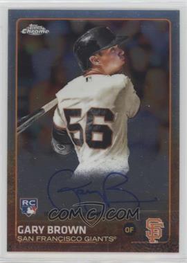 2015 Topps Chrome - Rookie Autographs #AR-GB - Gary Brown