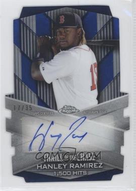 2015 Topps Chrome - Thrill of the Chase Die-Cut Autographs #TC-HR - Hanley Ramirez /35