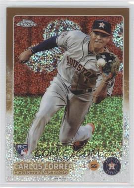 2015 Topps Chrome Update - Mega Box [Base] - Gold Refractor #US174 - Carlos Correa /250