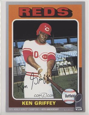 2015 Topps Cincinnati Reds Jumbos - 1975 World Series Champions 40th Anniversary #284 - Ken Griffey /199 [EX to NM]