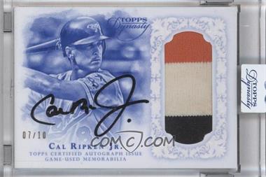 2015 Topps Dynasty - Autographed Patches #AP-CRJ7 - Cal Ripken Jr. /10 [Uncirculated]
