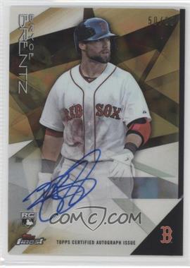 2015 Topps Finest - Autographs - Gold Refractor #FA-BB - Bryce Brentz /50