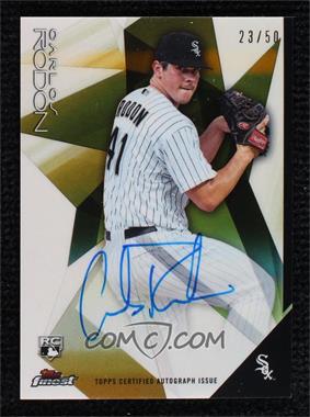 2015 Topps Finest - Autographs - Gold Refractor #FA-CR - Carlos Rodon /50